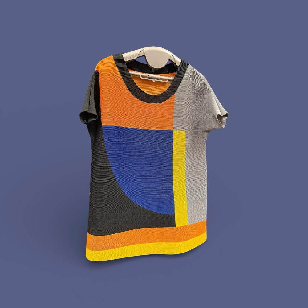 Modern Color Block Women's Tunic